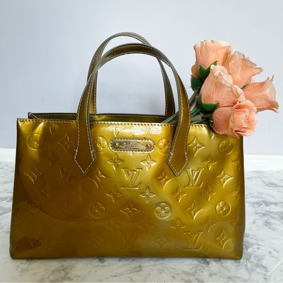 Louis Vuitton Handbags - Louis Vuitton Monogram Bronze Vernis Wilshire Bag